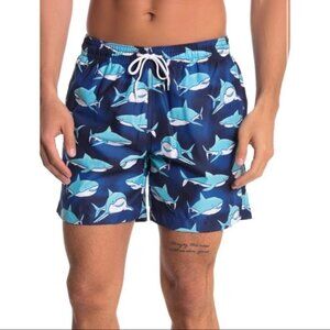 NEW Trunks Surf & Swim Sano Shark Board Shorts